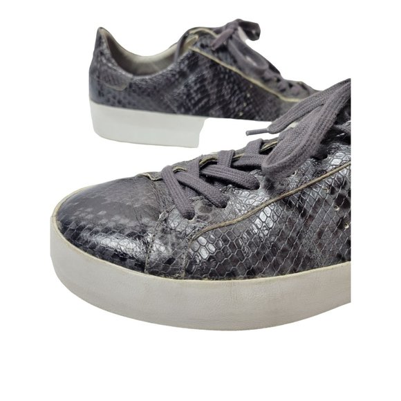 All Saints Womens python snake print sneaker leather  low top Euro 41 - Picture 2 of 9